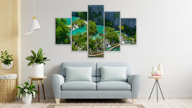 Plitvice, Croatia - 5 Piece Split Canvas - AdriaWalls