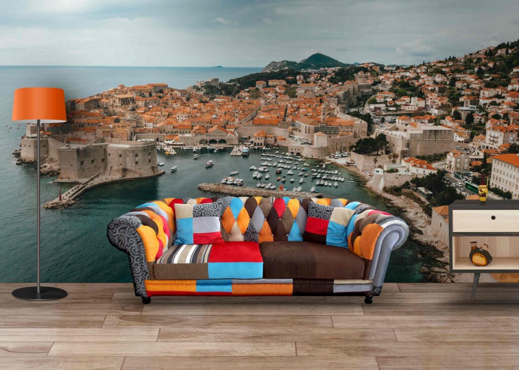 AI generated Dubrovnik, Croatia. Panoramic view of the Adriatic Sea,  Dubrovnik landscape, Aerial view of the famous European travel destination  in Croatia, Dubrovnik old town 35996997 Stock Photo at Vecteezy